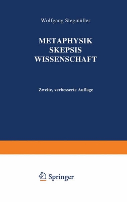 Bild von Metaphysik Skepsis Wissenschaft (eBook)