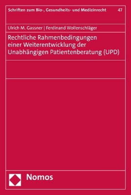 Bild von Rechtliche Rahmenbedingungen einer Weiterentwicklung der Unabhängigen Patientenberatung (UPD) (eBook)