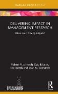 Bild von Delivering Impact in Management Research