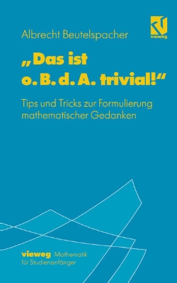 Bild von "Das ist o. B. d. A. trivial!" (eBook)