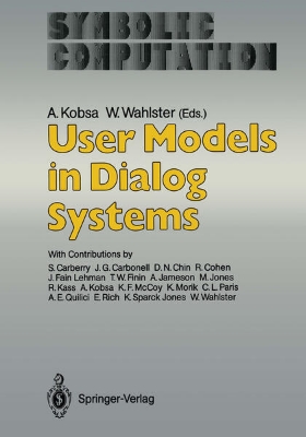 Bild von User Models in Dialog Systems (eBook)