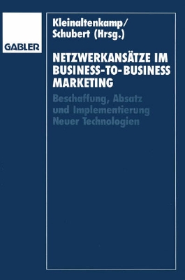 Bild von Netzwerkansätze im Business-to-Business-Marketing (eBook)