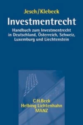 Bild von Investmentrecht