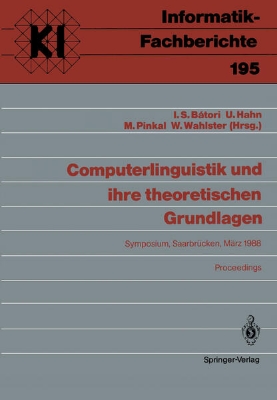 Bild von Computerlinguistik und ihre theoretischen Grundlagen