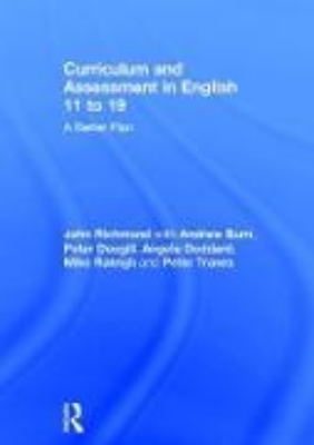 Bild von Curriculum and Assessment in English 11 to 19