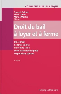 Bild von Commentaire pratique Droit du bail à loyer et à ferme