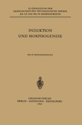 Bild von Induktion und Morphogenese (eBook)