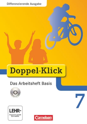 Bild von Doppel-Klick, Das Sprach- und Lesebuch, Differenzierende Ausgabe, 7. Schuljahr, Das Arbeitsheft Basis mit CD-ROM, Mit Lösungen