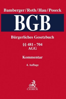 Bild von Bürgerliches Gesetzbuch Band 2: §§ 481-704, AGG