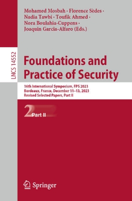 Bild von Foundations and Practice of Security (eBook)