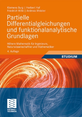 Bild von Partielle Differentialgleichungen und funktionalanalytische Grundlagen (eBook)