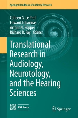 Bild von Translational Research in Audiology, Neurotology, and the Hearing Sciences (eBook)