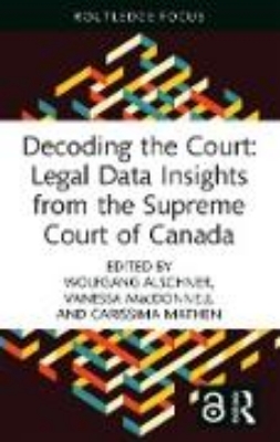 Bild von Decoding the Court: Legal Data Insights from the Supreme Court of Canada (eBook)