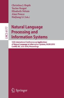 Bild von Natural Language Processing and Information Systems (eBook)