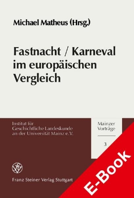 Bild von Fastnacht / Karneval im europäischen Vergleich (eBook)