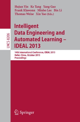 Bild von Intelligent Data Engineering and Automated Learning -- IDEAL 2013 (eBook)