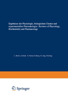 Bild von Ergebnisse der Physiologie / Reviews of Physiology