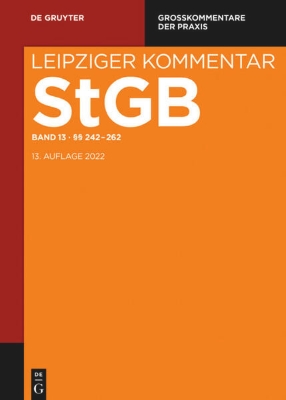 Bild von Strafgesetzbuch. Leipziger Kommentar. §§ 242-262