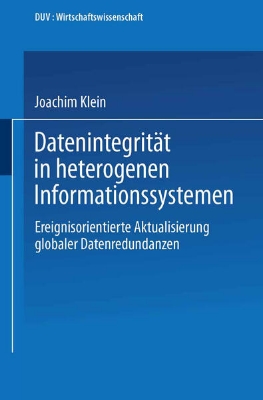 Bild von Datenintegrität in heterogenen Informationssystemen (eBook)