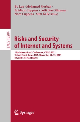 Bild zu Risks and Security of Internet and Systems (eBook)