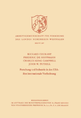 Bild von Forschung und Industrie in den USA - ihre internationale Verflechtung (eBook)