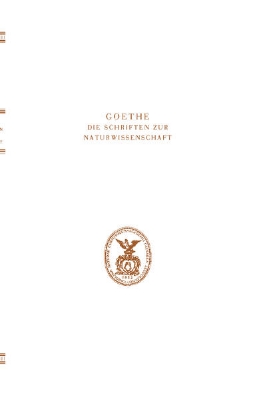 Bild von Goethe. Die Schriften zur Naturwissenschaft (Leopoldina)