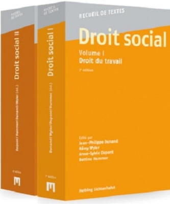 Bild von Droit social, Volume I (7.A.) et Volume II (6.A.)