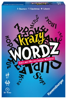 Bild von Ravensburger 26837 - Krazy Wordz - Gesellschaftsspiel für die ganze Familie, Spiel für Erwachsene und Kinder ab 10 Jahren, Partyspiel für 3-8 Spieler - mit 240 Spielkarten