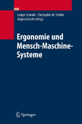 Bild von Ergonomie und Mensch-Maschine-Systeme (eBook)