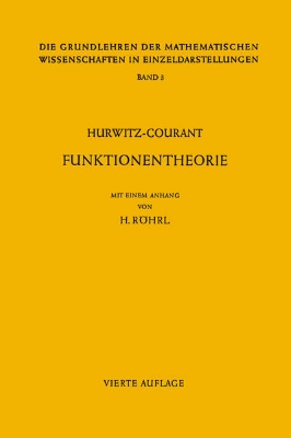 Bild von Vorlesungen über allgemeine Funktionentheorie und elliptische Funktionen (eBook)