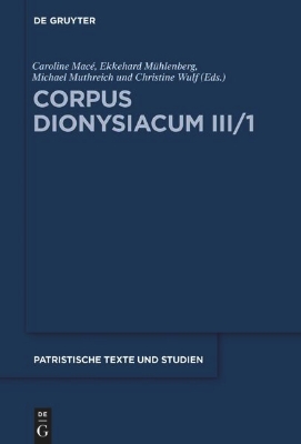 Bild von Corpus Dionysiacum III/1 (eBook)