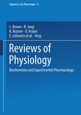 Bild von Reviews of Physiology, Biochemistry and Pharmacology 61 (eBook)