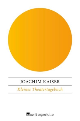 Bild von Kleines Theatertagebuch (eBook)