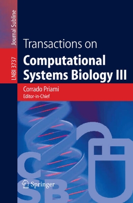 Bild von Transactions on Computational Systems Biology III (eBook)