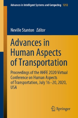 Bild zu Advances in Human Aspects of Transportation (eBook)