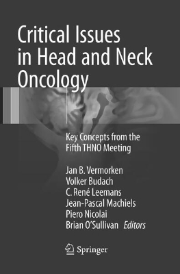 Bild von Critical Issues in Head and Neck Oncology