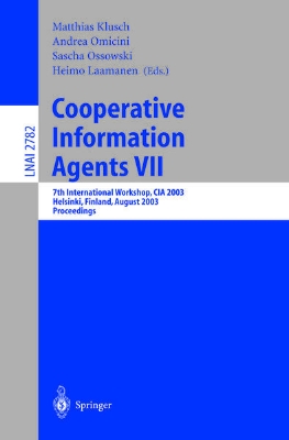 Bild zu Cooperative Information Agents VII (eBook)