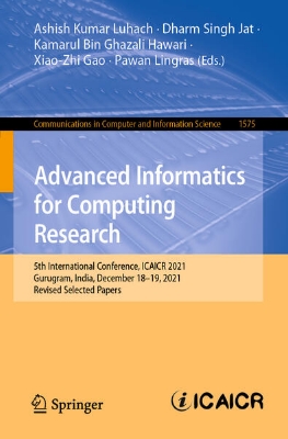 Bild von Advanced Informatics for Computing Research (eBook)