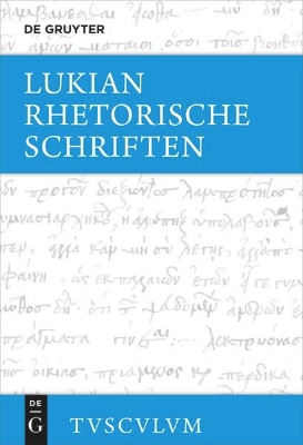 Bild von Rhetorische Schriften