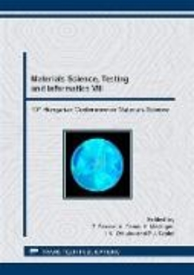 Bild zu Materials Science, Testing and Informatics VIII (eBook)