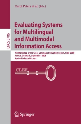 Bild von Evaluating Systems for Multilingual and Multimodal Information Access (eBook)