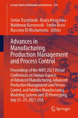 Bild von Advances in Manufacturing, Production Management and Process Control (eBook)