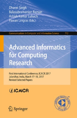 Bild von Advanced Informatics for Computing Research (eBook)