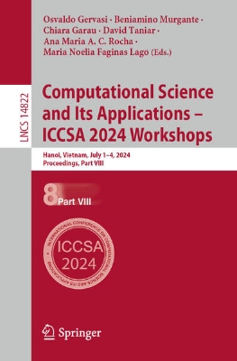 Bild von Computational Science and Its Applications - ICCSA 2024 Workshops (eBook)