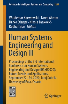 Bild von Human Systems Engineering and Design III (eBook)