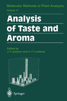 Bild von Analysis of Taste and Aroma (eBook)