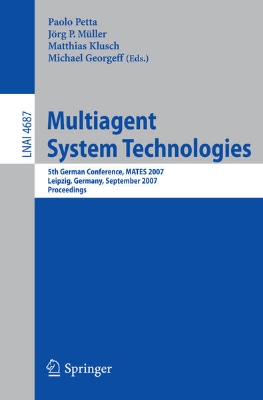 Bild von Multiagent System Technologies (eBook)