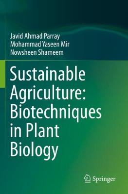 Bild von Sustainable Agriculture: Biotechniques in Plant Biology